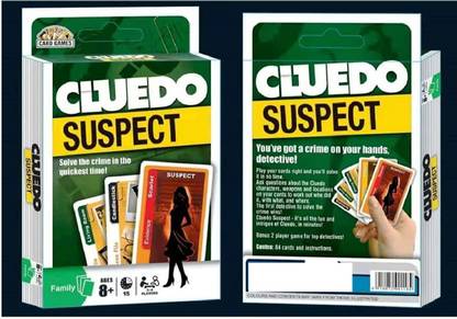 TEMSON Cluedo Suspects Card Game for Kids & Adults (Multicolor)