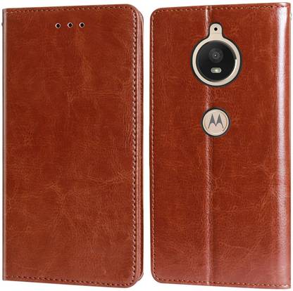 Unistuff Flip Cover for Motorola Moto E4 Plus