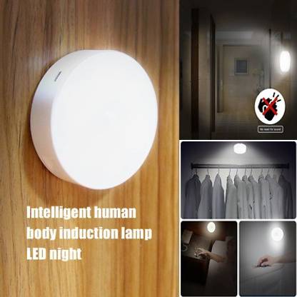 MACVL5 Automatic sensor Magnetic led night light Home appliance night lamp induction LED night light for Home, Wardrobe, Bedroom, Kitchen and More Smart Sensor Light