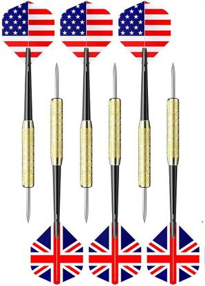 Leosportz unbeatable quality AIR Steel Dart With Steel Tip (Pack of 6) Steel Steel Tip Dart
