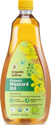 Organic Tattva Mustard Oil Plastic Bottle