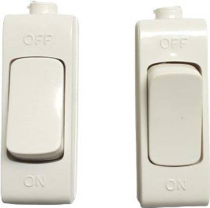 Klick electrical industries HANGING BED SWITCH 6 A ( NON MODULAR) | BED SWITCH FOR HOME OFFICE GARDEN ETC | HEAVY DUTY POLYCARBONATE 6 A One Way Electrical Switch
