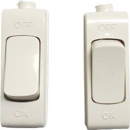 Klick electrical industries HANGING BED SWITCH 6 A ( NON MODULAR) | BED SWITCH FOR HOME OFFICE GARDEN ETC | HEAVY DUTY POLYCARBONATE 6 A One Way Electrical Switch