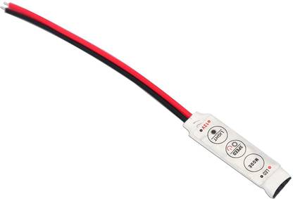 Electronic Spices 12V Mini 3 Keys Single RGB Color Led Controller Brightness Dimmer for Dc12-24V Led 3528 5050 Strip Light RGB Light Electronic Hobby Kit