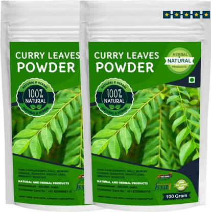 NATURAL AND HERBAL PRODUCTS Curry Leaves Powder | Sweet Neem | Kadi Patta | Karibevu | Karuveppilai for Hair Care, Diabetes, Weight Loss and Immunity Booster:-