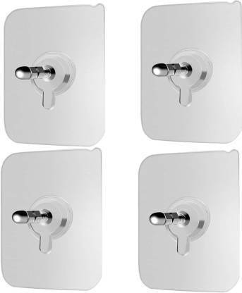 GTR Adhesive Wall Screws Hanging Nails - Non-Trace No Drilling Transparent Nail_Free Wall Hook |Heavy Duty Waterproof Seamless Screw for Kitchen Bathroom Storage Room Tile Wall Hook (Pack of 4) Adhesive Wall Screws Hanging Nails - Non-Trace No Drilling Transparent Nail_Free Wall Hook |Heavy Duty Waterproof Seamless Screw for Kitchen Bathroom Storage Room Tile Wall Hook Wall Hooks Heavy Duty Hooks for Hanging (Max) Magic Stickers Hooks Seamless Transparent Adhesive Hooks for Hanging Keys Coats Hats Bags Ceiling Hook Cloth Hanger Bathroom Wall Door Hooks For Hanging keys,Clothes,Holder,towel Steel Hooks Hook Rail Wall Hooks Heavy Duty Hooks for Hanging 10KG (Max) Magic Stickers Hooks Seamless Transparent Adhesive Hooks for Hanging Keys Coats Hats Bags Ceiling Hook (Pack of 4) Command Small Picture Hanging Strips , strips Hook Hook Self Adhesive No Drills Wall/Rail/Kitchen/Bathroom Strong Sticky Towel Hanger Hook Wall/Door Mounted Hook Rail for Kitchen, Bathroom and Wardrobe Hanging Swivel Hook Hook 4