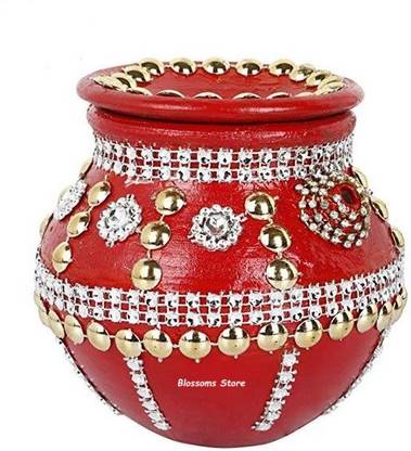 Best Buy Store Karwa Chauth Karwa Set for Puja Terracotta Kalash