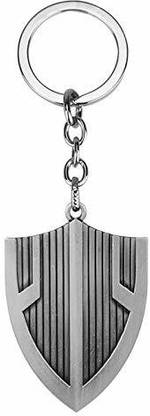 RVM Toys Captain America Wakanda Black Panther Shield Keychain Metal Avenger Key Chain for Car Bike Men Women Key Ring Key Chain