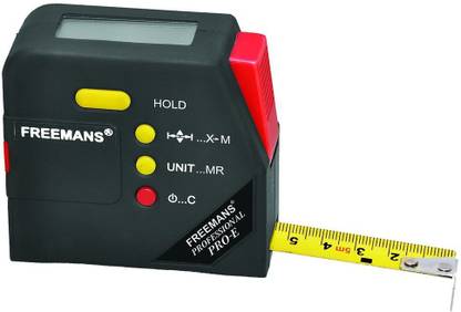 FREEMANS Digital ( 19 mm, Black) Measurement Tape