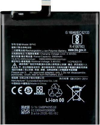 RAPPER Mobile Battery For  Xiaomi 9T Pro / K20Pro