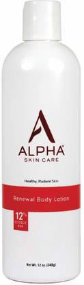 Alpha Skin Care Renewal Body Lotion 12% Glycolic AHA Healthy Radiant Skin 12 Ounce