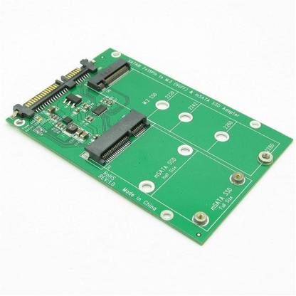 VRISH M.2 NGFF to SATA Adapter Card MSATA SSD to SATA III Converter Support 2260 2280 2242 2230 AM1Socket ATX AMD RX881 Chipset DDR2 Motherboard for Workstation, Laptop, Desktop