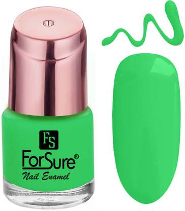 ForSure Glossy Finish Nail Enamel With Quick Dry Formulation Parrot Green