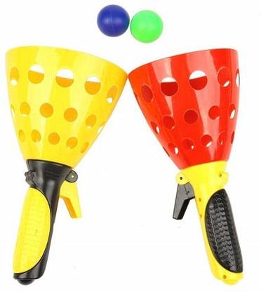 Authfort Click and Catch Twin Ball Game Indoor Outdoor Toy Set, Pop & Catch Ball
