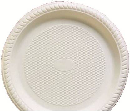 Arivu Corn Startch Round Plate size 12 Dinner Plate
