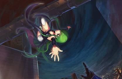 Code Geass Green Hair Long Hair C C Matte Finish Poster Paper Print
