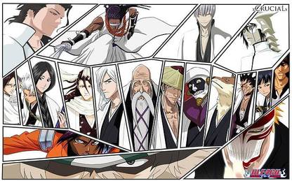 Bleach Panels Sousuke Aizen Ichimaru Gin Matte Finish Poster Paper Print