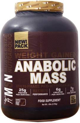 Elevit Anabolic Mass Weight Gainer (6 lbs, Chocolate) Weight Gainers/Mass Gainers