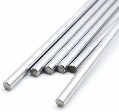 RV Rustproof Steel Smooth Rod 8mm OD 500mm (0.5 mtr) Long for CNC Robotics Machines DIY Projects 2 Rebar