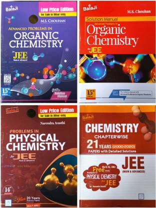 Combo Book , ADVANCED Problems In Organic Chemistry By Ms Chouhan + Problems In Physical Chemistry By Narendra Avasthi