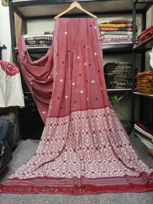 Ananyastore ASCSRES001 Cotton Blend Saree Falls