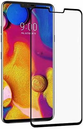 TempGlow Edge To Edge Tempered Glass for LG V40 ThinQ (Black)