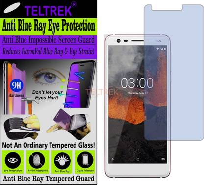 TELTREK Tempered Glass Guard for NOKIA TA-1063 (NOKIA 3.1) (Impossible UV AntiBlue Light)