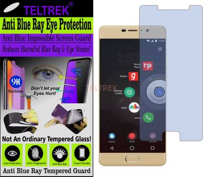 TELTREK Tempered Glass Guard for PANASONIC ELUGA A3 PRO (Impossible UV AntiBlue Light)