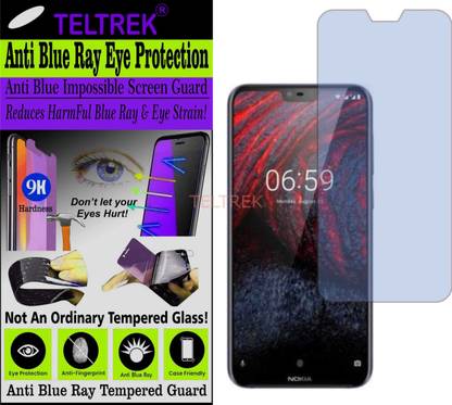 TELTREK Tempered Glass Guard for NOKIA X6 (6.1PLUS) (Impossible UV AntiBlue Light)