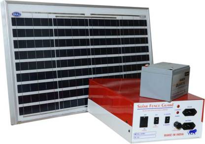 Ajab gajab Solar Zatka Machine with Battery Panel and 100 PC Insulator1 MPPT Solar Charge Controller