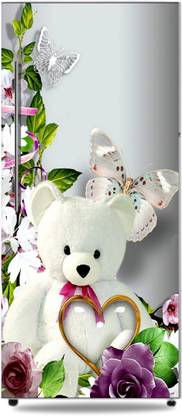 Baby wall sticker 154.94 cm HD-wallpaper-flowers-roses cute teddy door skin Self Adhesive Sticker