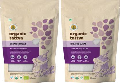 Organic Tattva White Sugar 1Kg Each Sugar
