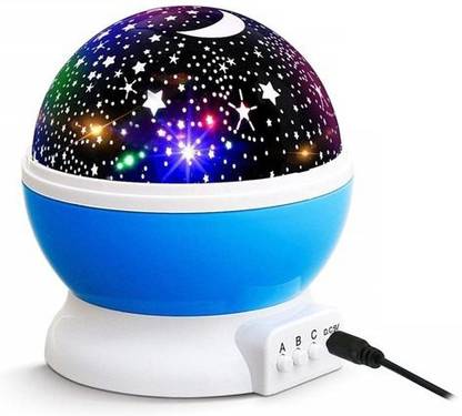 sale sls Star Master Projector Night Lamp Led, Rotating |360°| Moon Color Light Bulb-Colour changing good night Sky star master projection night lamp |Multi-Colour| (Pack Of - 1) Night Lamp