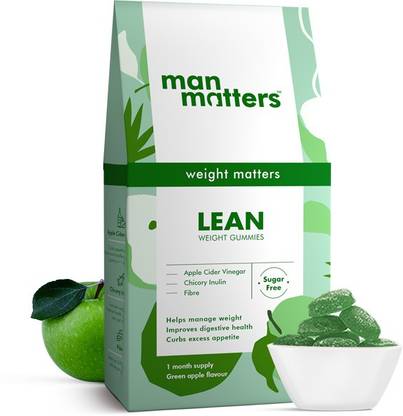 Man Matters Apple Cider Vinegar Gummies | 1 Month Pack | For Weight Loss & Better Digestion