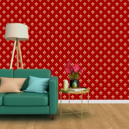 AKMDesignHouse Decorative Red Wallpaper