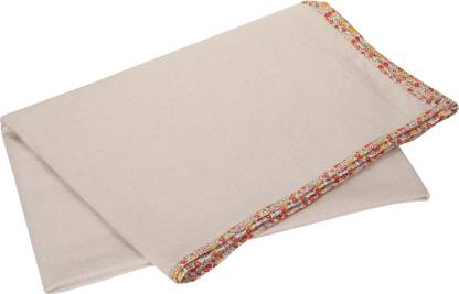 Kanyoga 100% Natural Cotton Multi Purpose Relaxation Yoga Blanket Edging With Floral Print (157cm x 230cm) Yoga Blocks