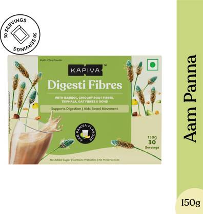 Kapiva Aam Panna Digesti Fibres - 4 Wholesome Fibres for Constipation Relief | Pack of 30