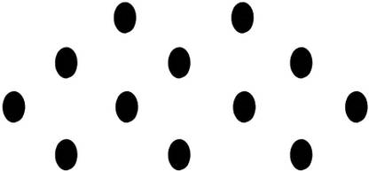 Comet Busters Basic Black Oval Bindis (8mm) Forehead Black Bindis