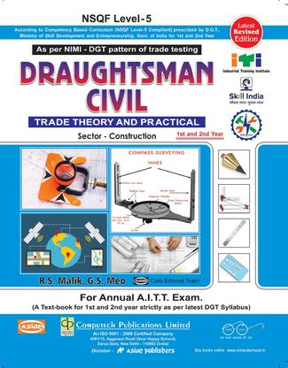 Draughtsman Civil Theory & Practical (NSQF 5, 1st & 2nd Yr.)