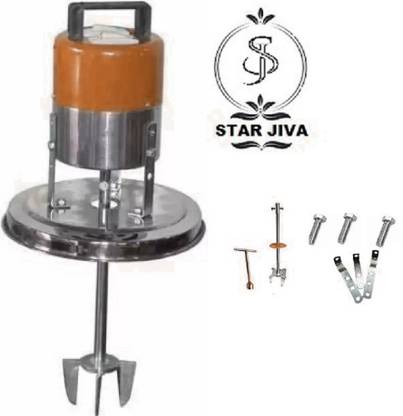 STAR JIVA ALUMINIUM Heavy Duty Curd Butter Churner/Madhani/Lassi Machine 17.1 Ltrs With 2 way perculation and with extra accessories of rod phool Butter Maker Churn