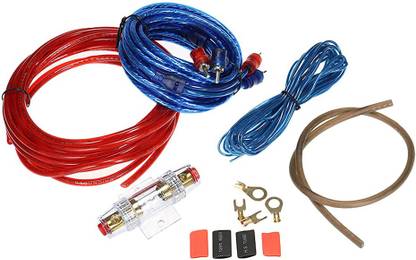 13-HI-13 Car Subwoofer Amplifier Installation Wiring Kit Cable Fuse Holder Wire Cable SUITABLE FOR ANY 2 AMPLIFIER Two Class B Car Amplifier