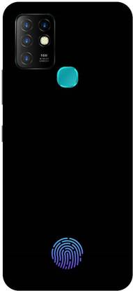 PRINTVEESTA Back Cover for Infinix Hot 10/X682C Fingerprint Lock Screen Printed Back Cover