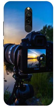 ब्लव्वर Back Cover Redmi 8,MZB9123IN, Printed Camera,Photo Shoot Back Cover के लिए