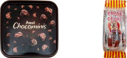Amul CHOKI CHOKI AND CHOCOMINI PACK OF-2 Brittles