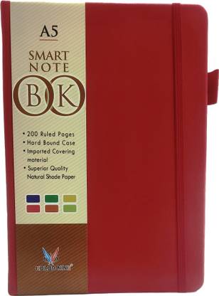 kolor nine ®- Hard Case Executive Dairy for Office Work Easy Carry Notebook for notes | Corporate Office Dairy Regular Diary Ruled 200 Pages