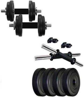 Proto 10 kg adjustable dumbell for exercise in home & gym Adjustable Dumbbell (10 kg) Adjustable Dumbbell