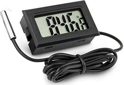 shockley electronics TPM-10 LCD Digital Thermometer Temperature Sensor Meter Car Incubator Aquarium Weather Station tester (Pack of 1) Temperature Sensor and Controller Electronic Hobby Kit
