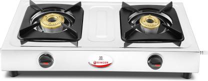 Singer Maxiflare 2SS Stainless Steel Manual Gas Stove