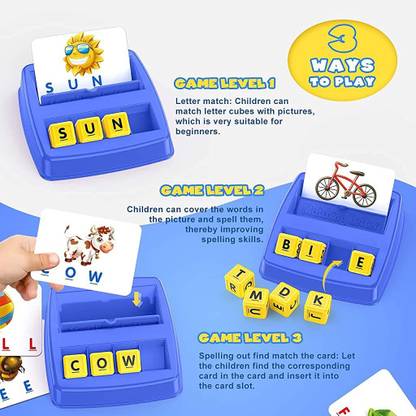 PATPAT Game Kid Gmaes Toys for 3-8 Year Old Birthday Gift for Girls Boys (Blue