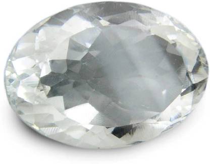 Takshila Gems Natural White Topaz Stone 8.25 Ratti / 7.42 Carat Lab Certified White Topaz Gemstone Topaz Stone